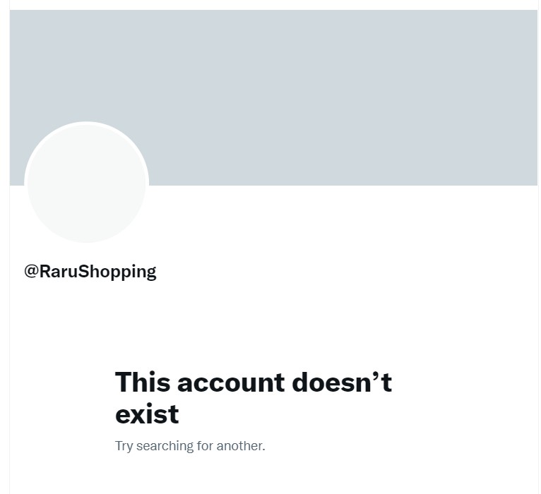 raru twitter profile deleted